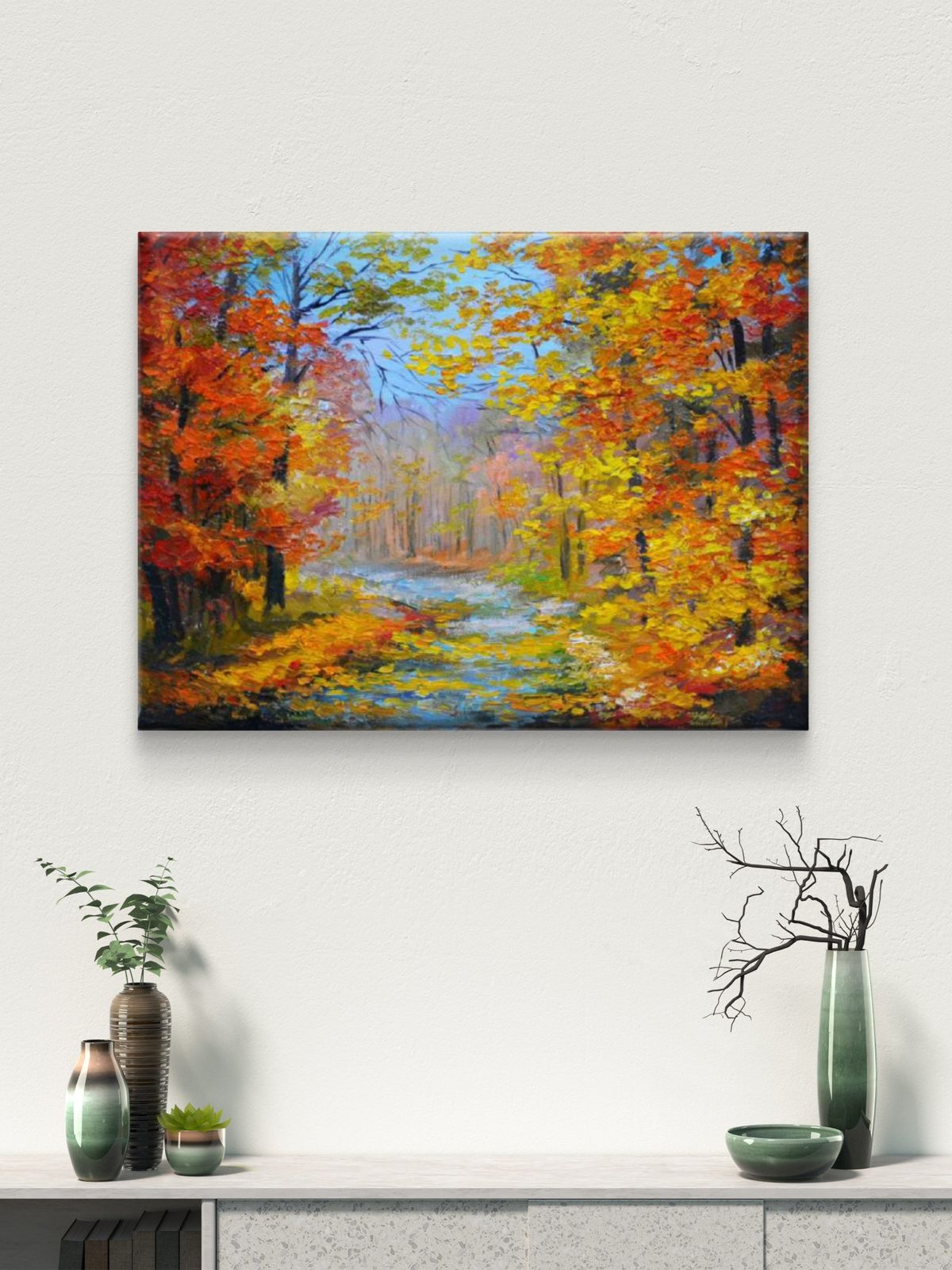 Nature Scenery Premium Canvas Painting - Buy Online | Decor By Neon