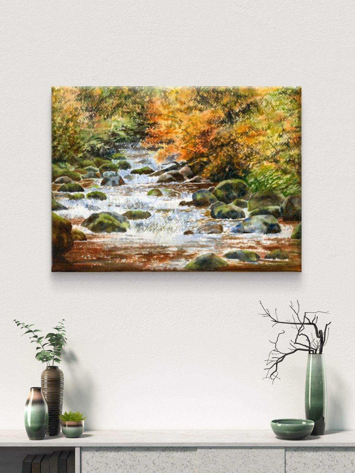 Nature Scenery Premium Canvas Painting - Buy Online | Decor By Neon