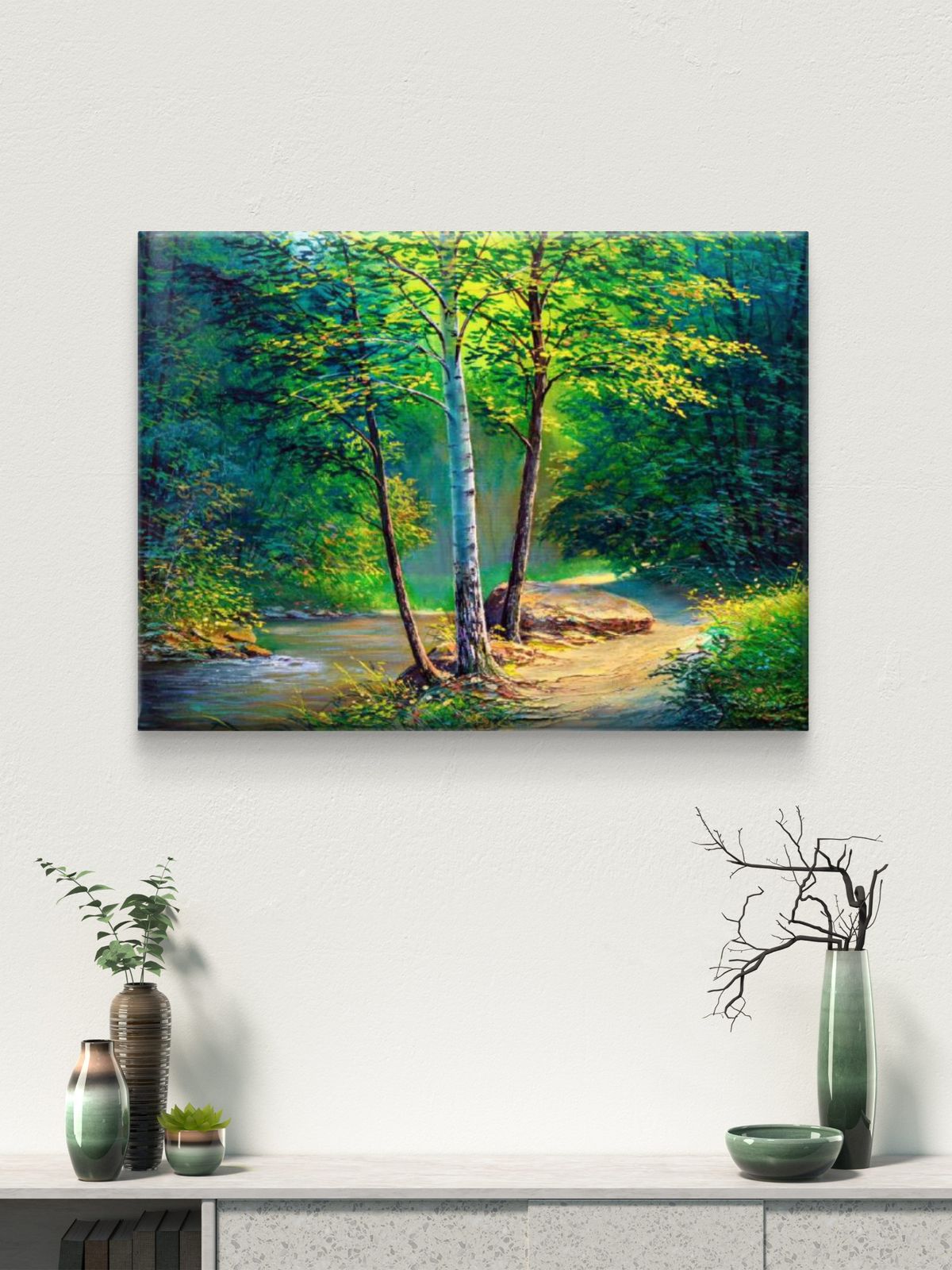 Nature Scenery Premium Canvas Painting - Buy Online | Decor By Neon
