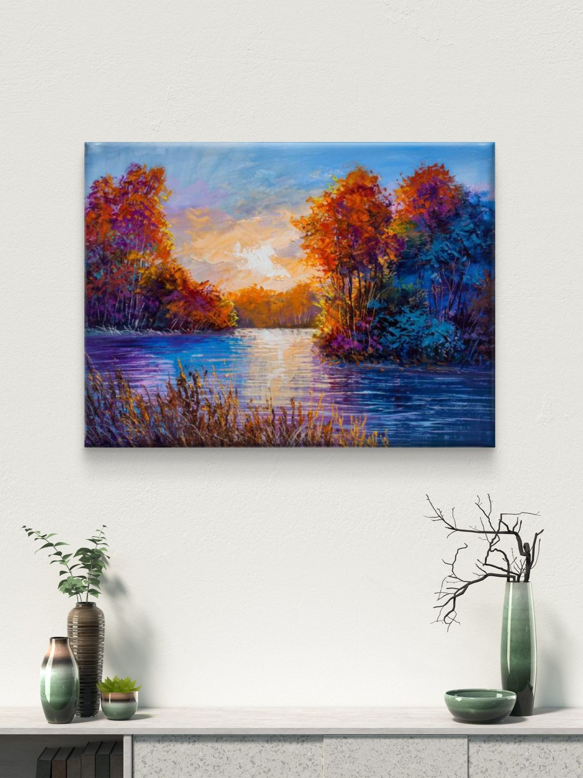 Nature Scenery Premium Canvas Painting - Buy Online | Decor By Neon