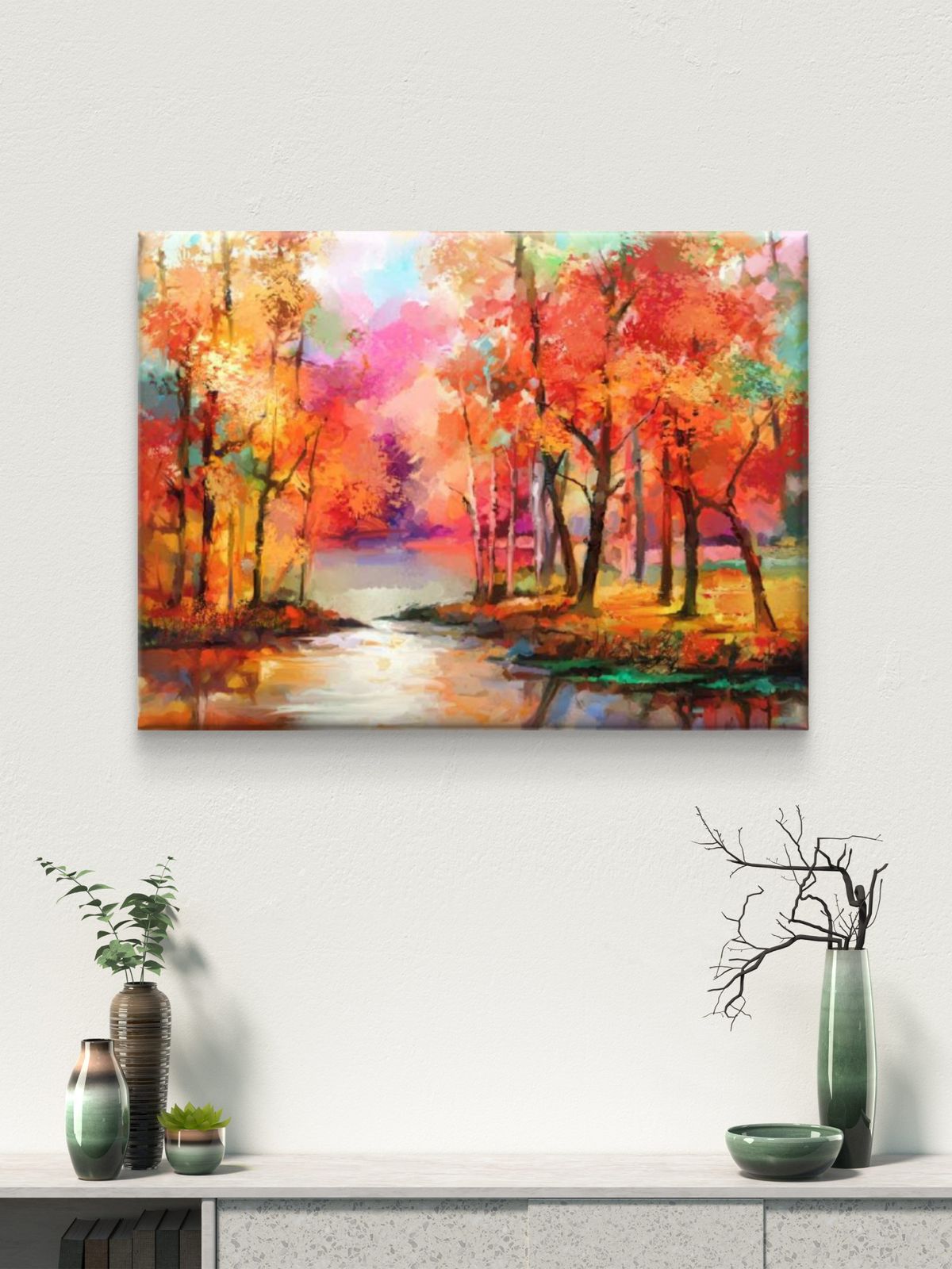 Nature Scenery Premium Canvas Painting - Buy Online | Decor By Neon