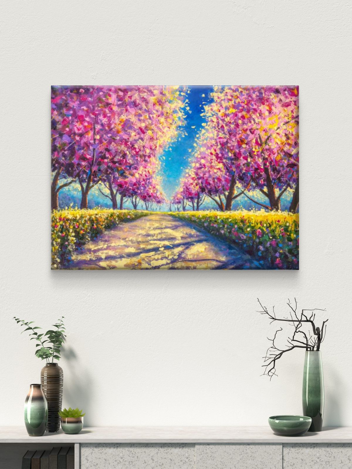 Nature Scenery Premium Canvas Painting - Buy Online | Decor By Neon
