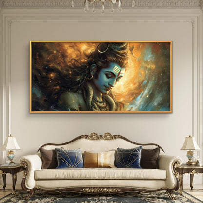 Lord Shiva Premium Canvas Painting
