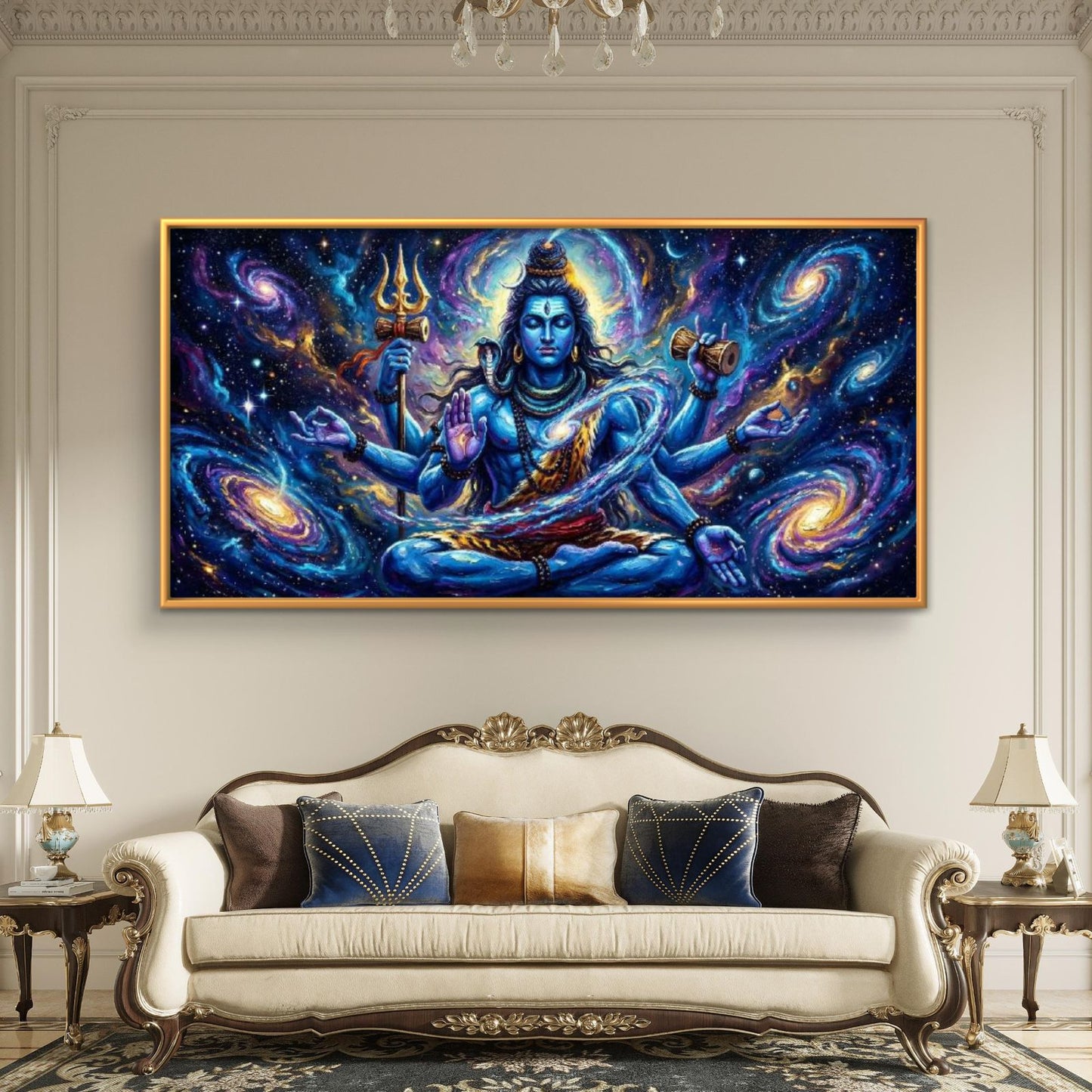 Lord Shiva Premium Canvas Painting - Buy Online | Decor By Neon