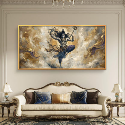 Lord Shiva Premium Canvas Painting