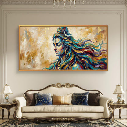 Lord Shiva Premium Canvas Painting