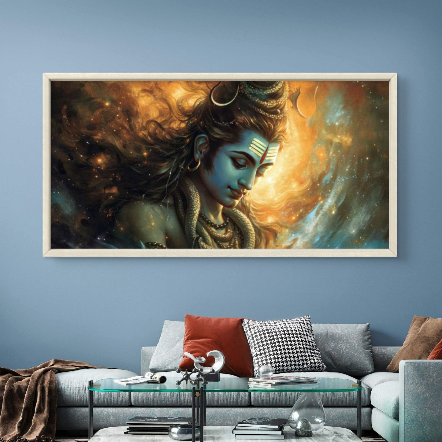 Lord Shiva Premium Canvas Painting - Buy Online | Decor By Neon