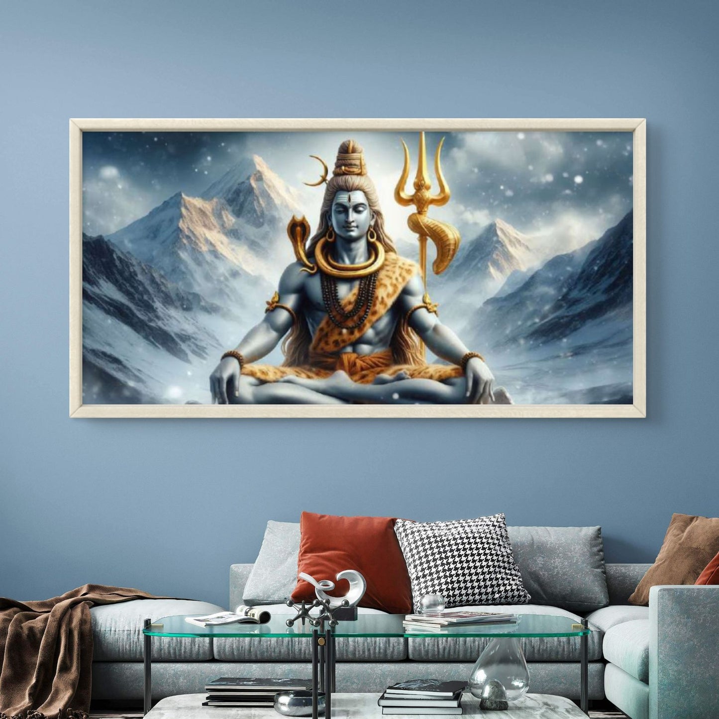 Lord Shiva Premium Canvas Painting - Buy Online | Decor By Neon