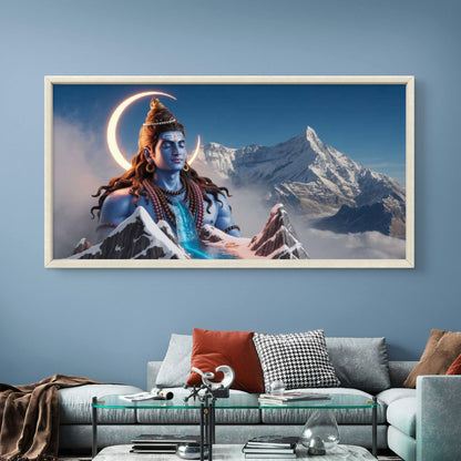Lord Shiva Premium Canvas Painting