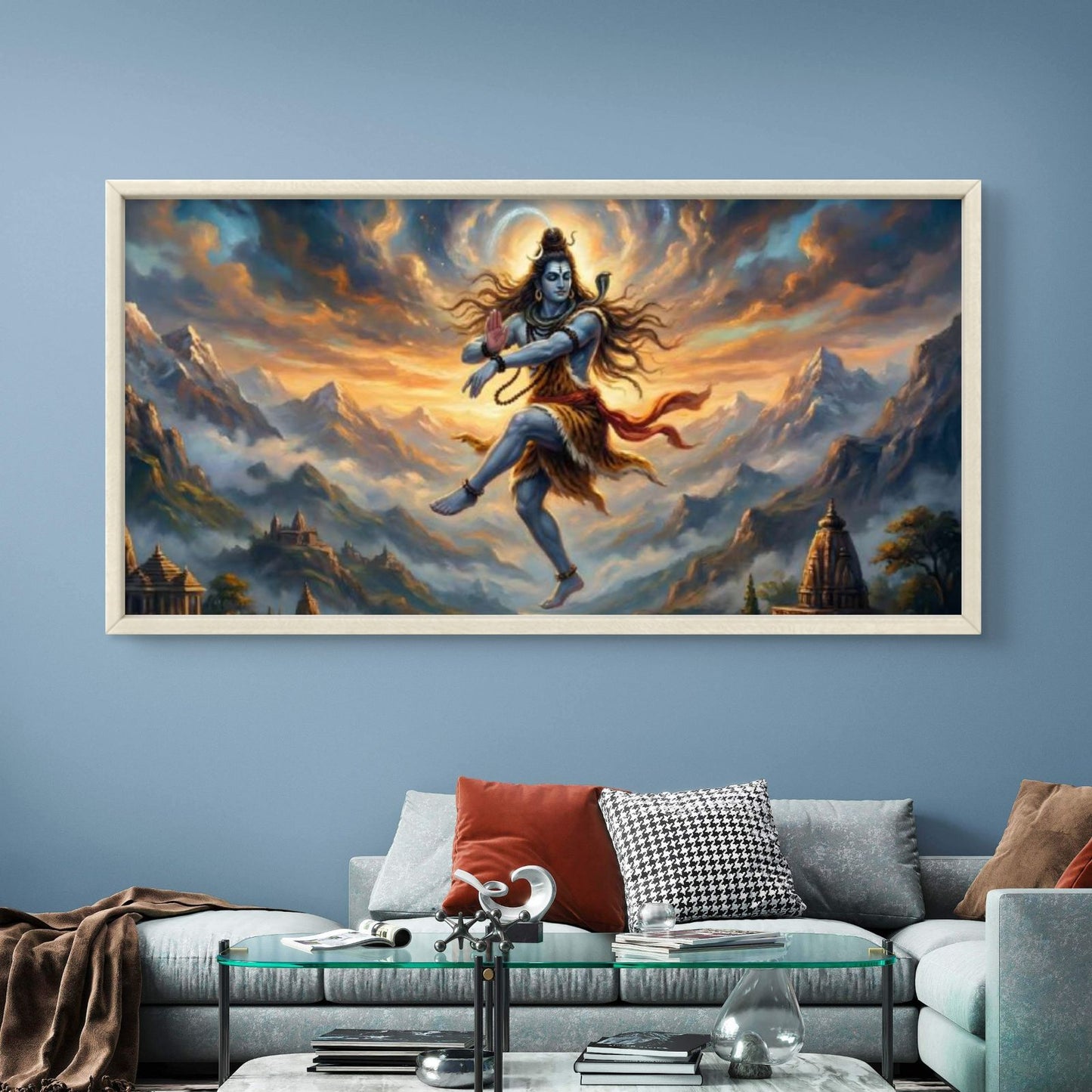 Lord Shiva Premium Canvas Painting - Buy Online | Decor By Neon