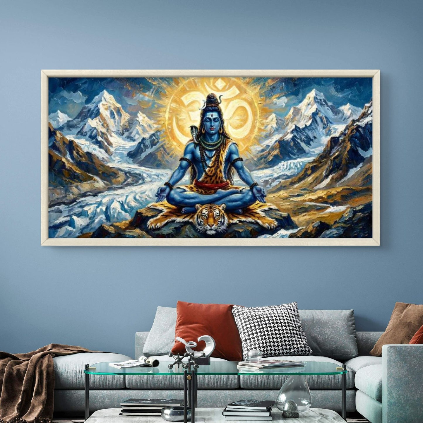 Lord Shiva Premium Canvas Painting - Buy Online | Decor By Neon