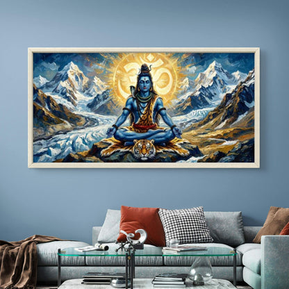 Lord Shiva Premium Canvas Painting