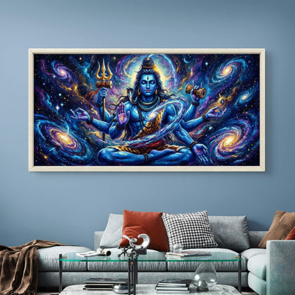 Lord Shiva Premium Canvas Painting