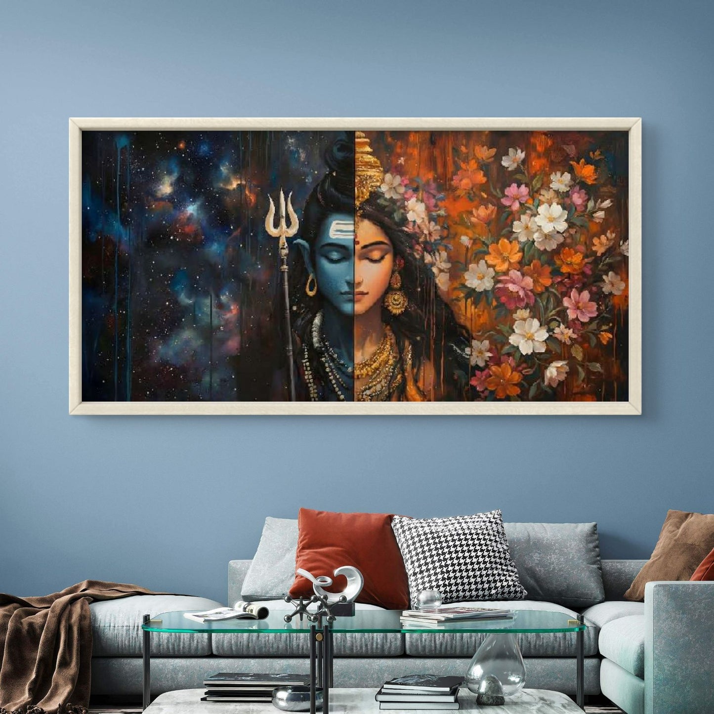 Lord Shiva Premium Canvas Painting - Buy Online | Decor By Neon