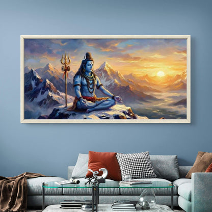 Lord Shiva Premium Canvas Painting