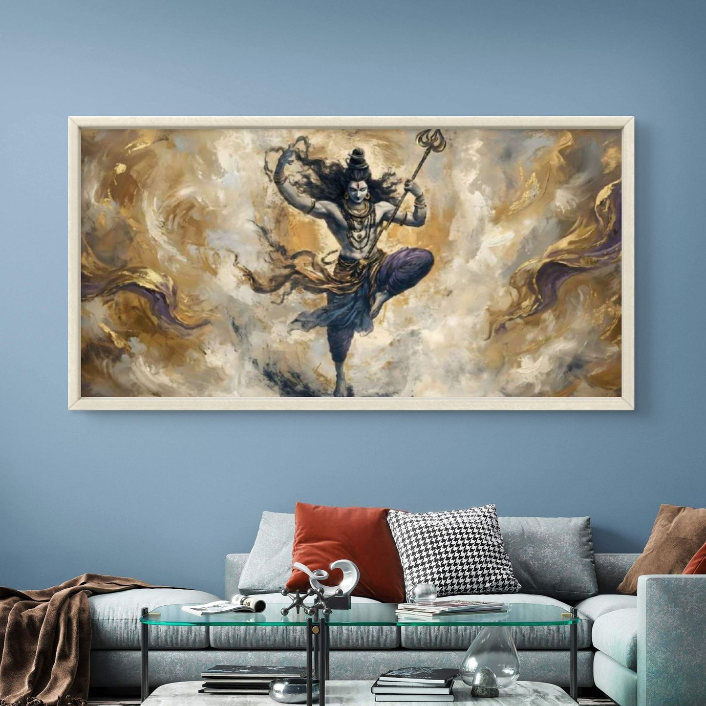 Lord Shiva Premium Canvas Painting - Buy Online | Decor By Neon