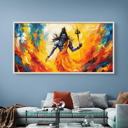 Lord Shiva Premium Canvas Painting