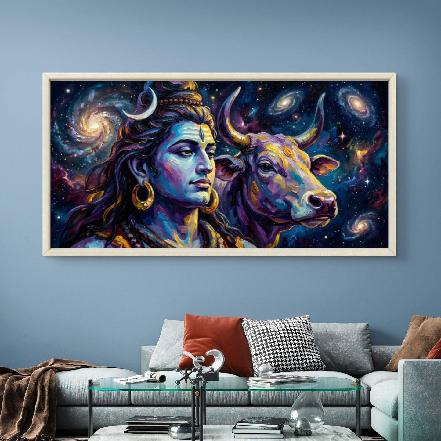 Lord Shiva Premium Canvas Painting - Buy Online | Decor By Neon
