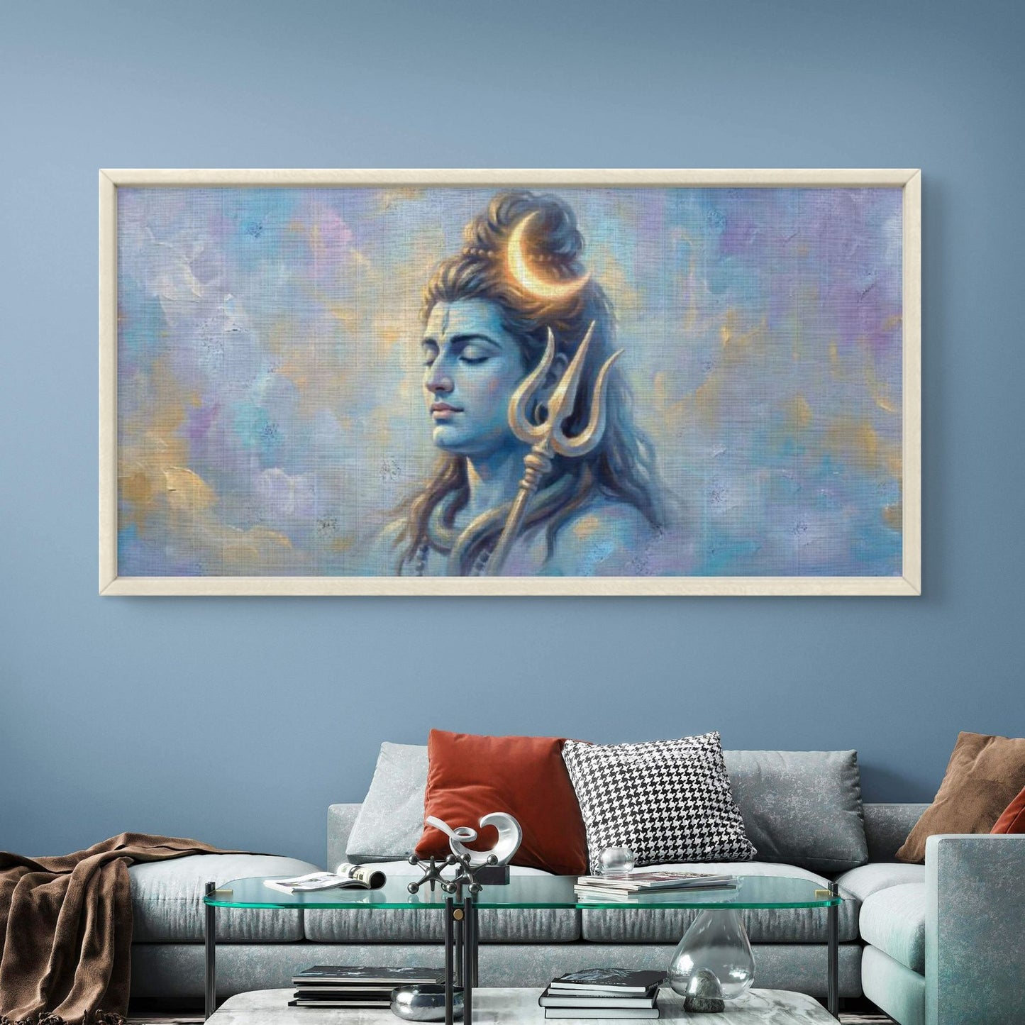 Lord Shiva Premium Canvas Painting - Buy Online | Decor By Neon