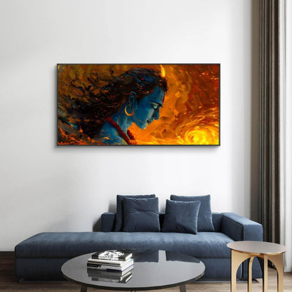 Lord Shiva Premium Canvas Painting