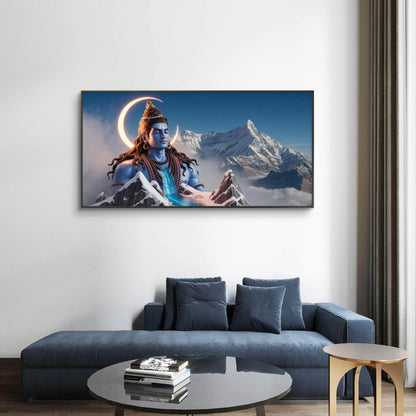 Lord Shiva Premium Canvas Painting