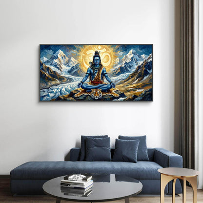 Lord Shiva Premium Canvas Painting