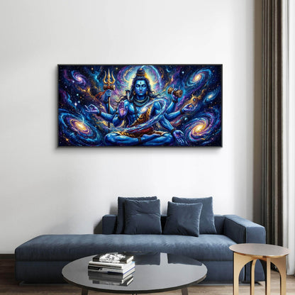 Lord Shiva Premium Canvas Painting