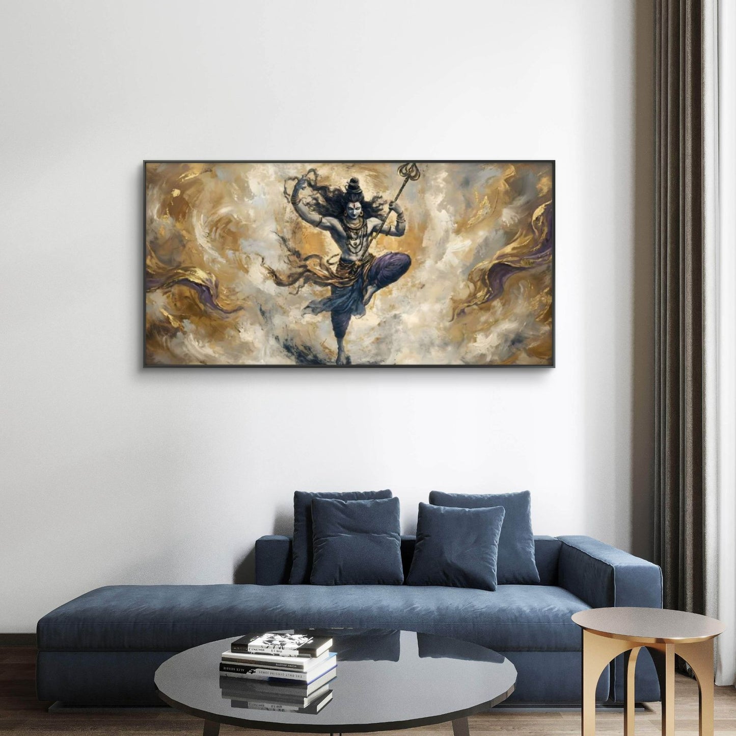 Lord Shiva Premium Canvas Painting - Buy Online | Decor By Neon