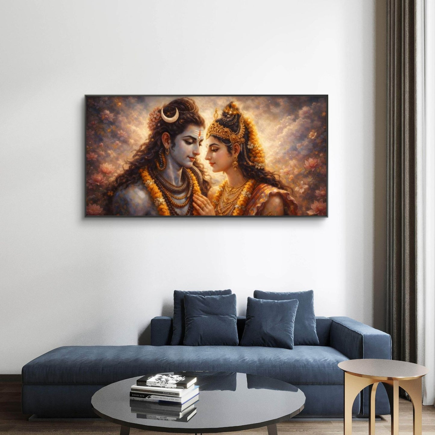 Lord Shiva Premium Canvas Painting - Buy Online | Decor By Neon