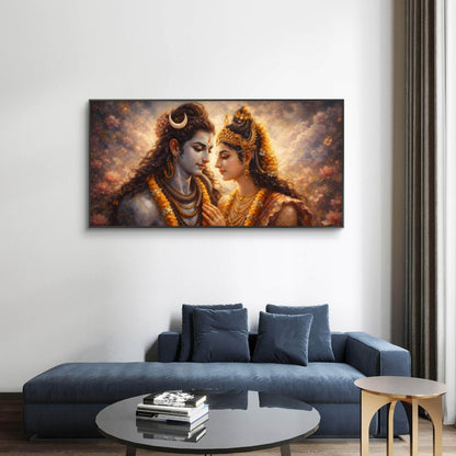 Lord Shiva Premium Canvas Painting