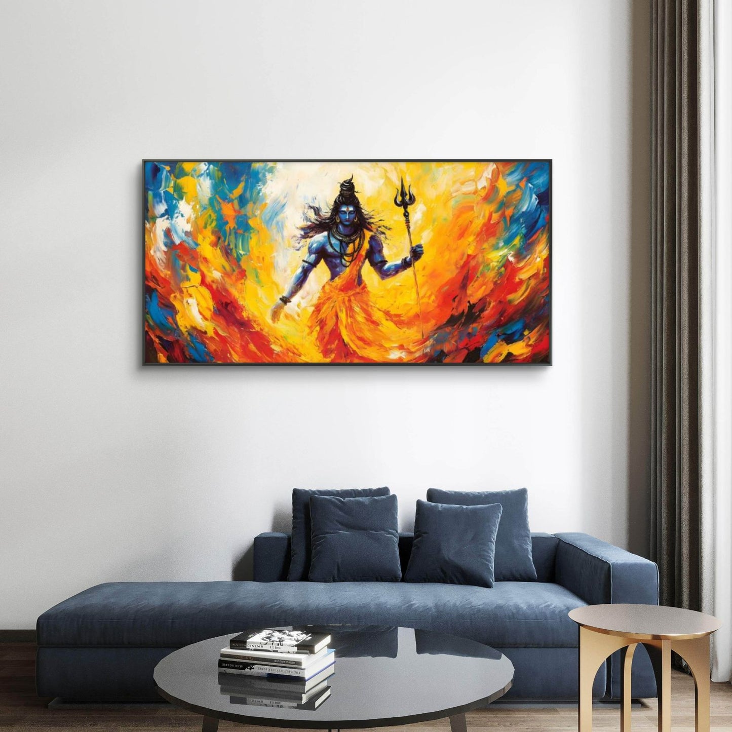 Lord Shiva Premium Canvas Painting - Buy Online | Decor By Neon