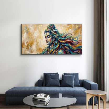 Lord Shiva Premium Canvas Painting