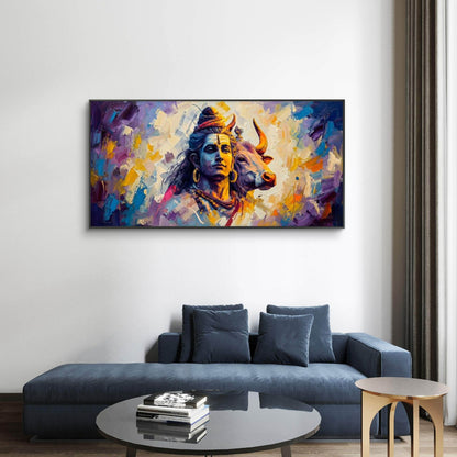Lord Shiva Premium Canvas Painting
