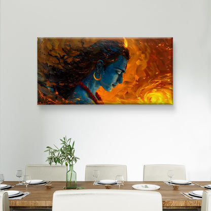 Lord Shiva Premium Canvas Painting