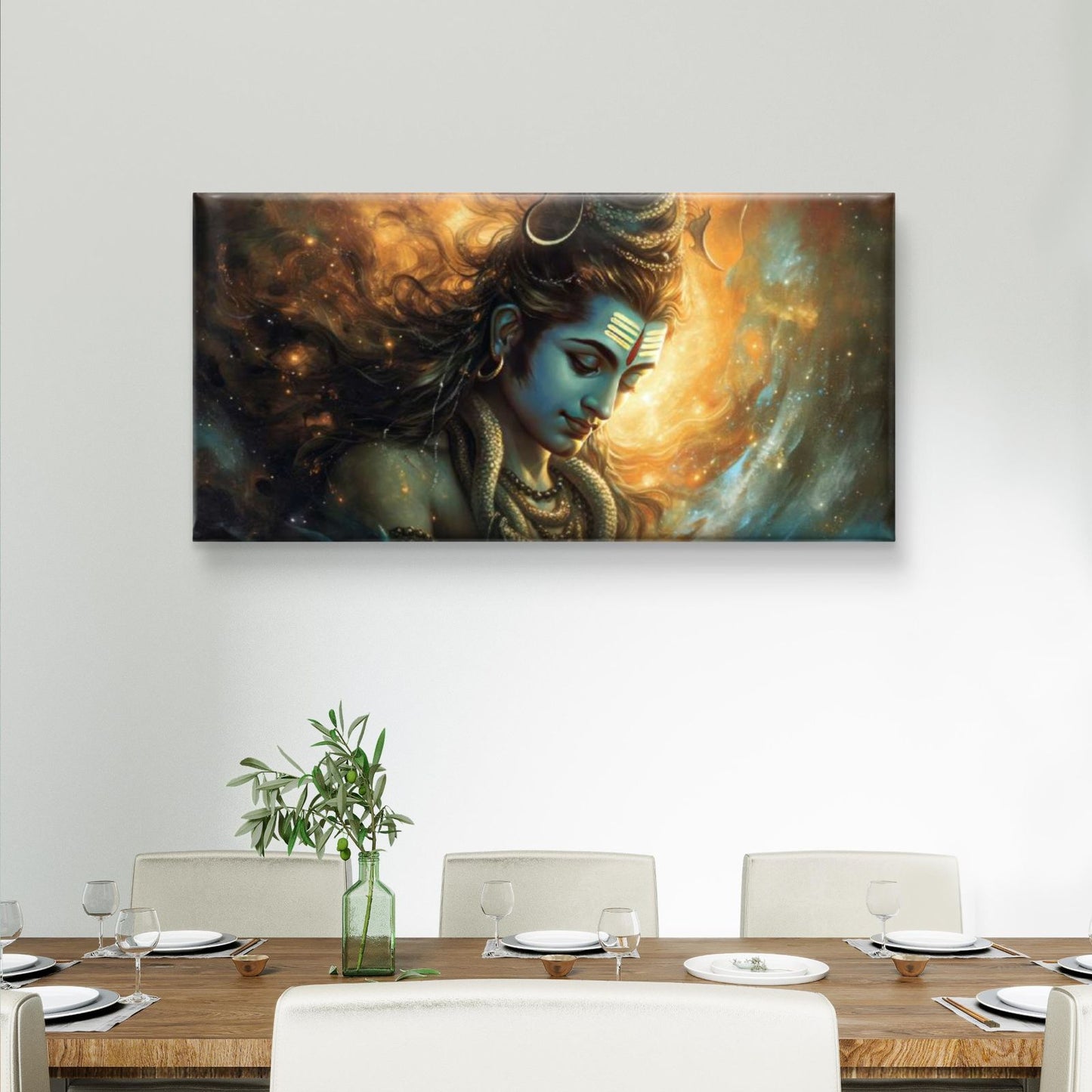 Lord Shiva Premium Canvas Painting - Buy Online | Decor By Neon