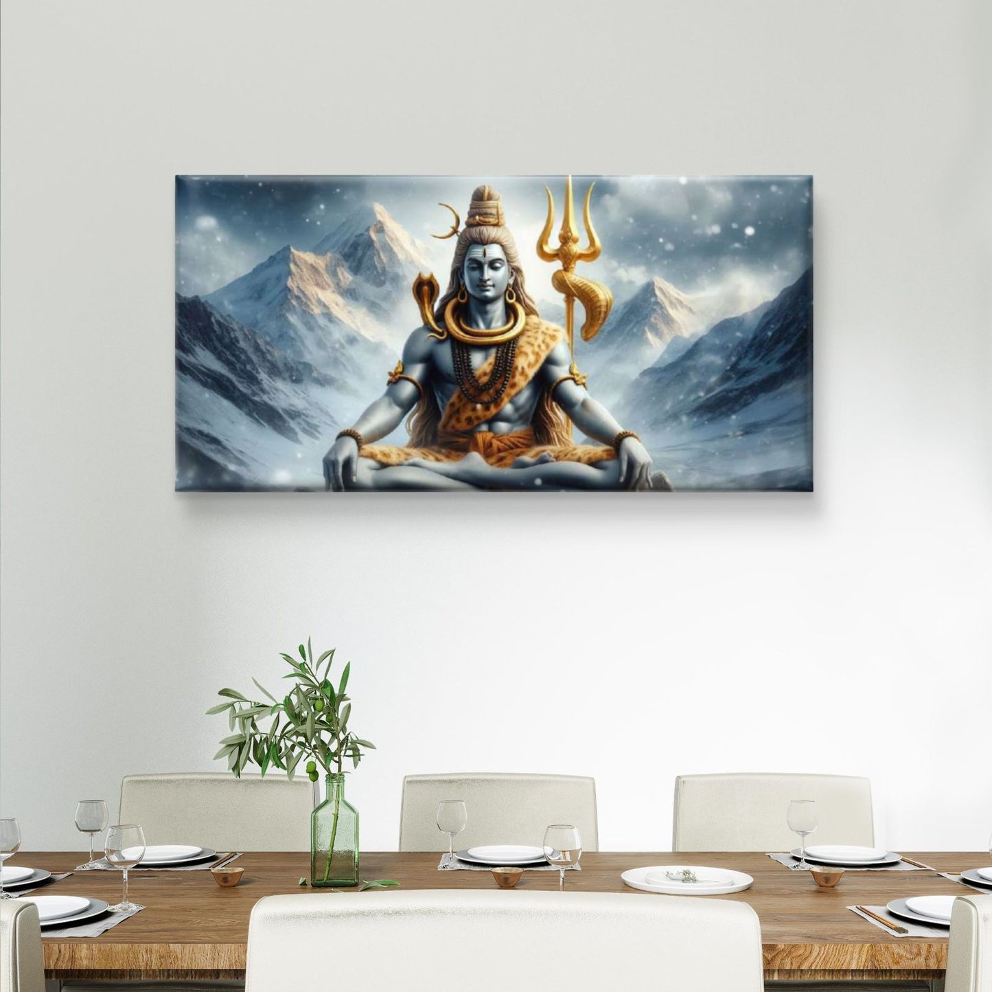 Lord Shiva Premium Canvas Painting - Buy Online | Decor By Neon