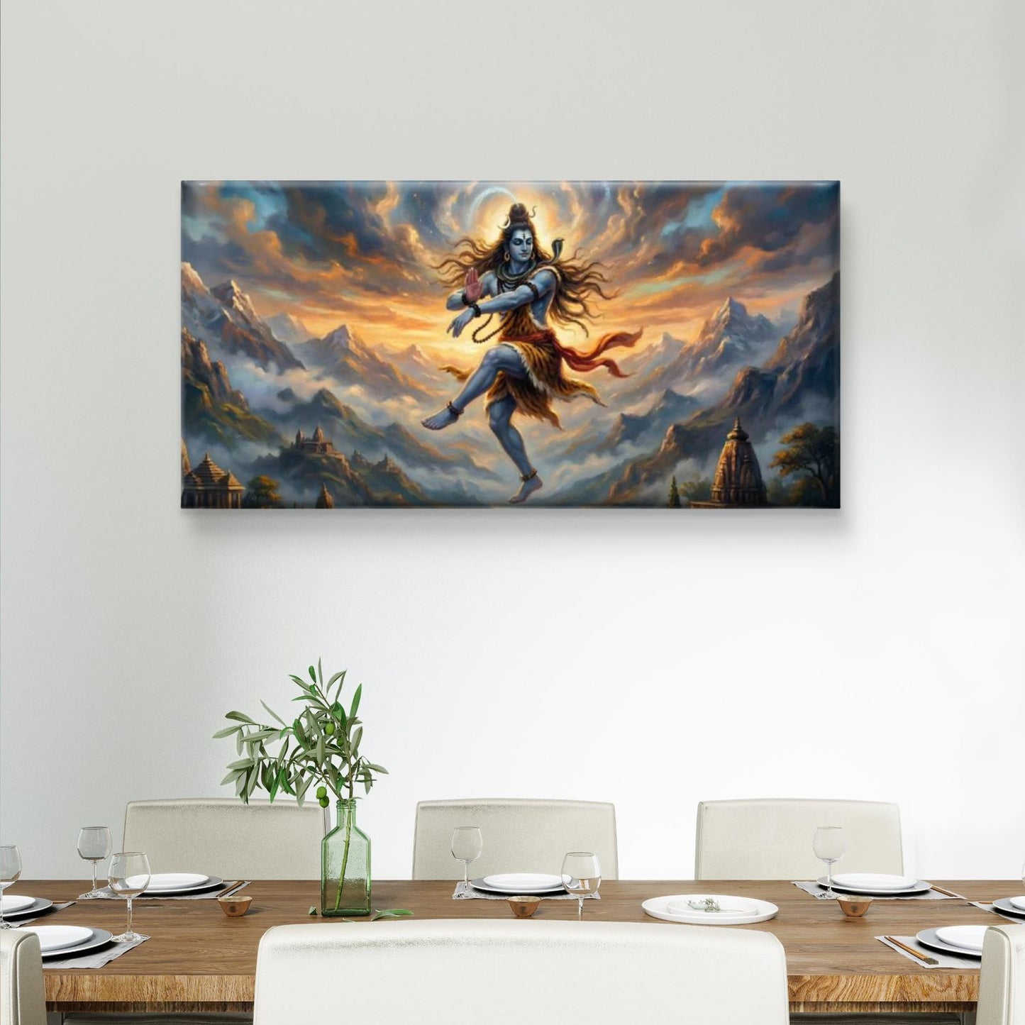 Lord Shiva Premium Canvas Painting - Buy Online | Decor By Neon