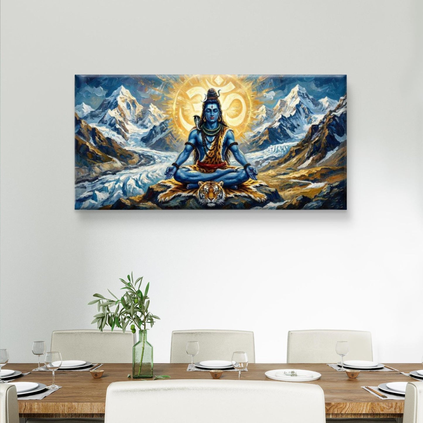 Lord Shiva Premium Canvas Painting - Buy Online | Decor By Neon