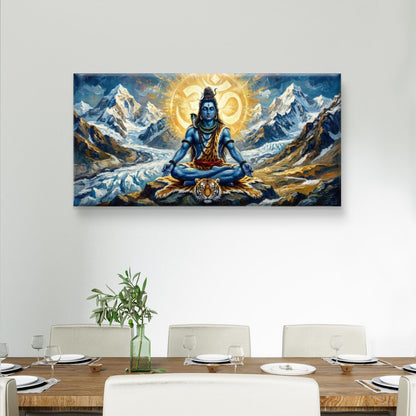 Lord Shiva Premium Canvas Painting