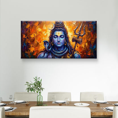 Lord Shiva Premium Canvas Painting