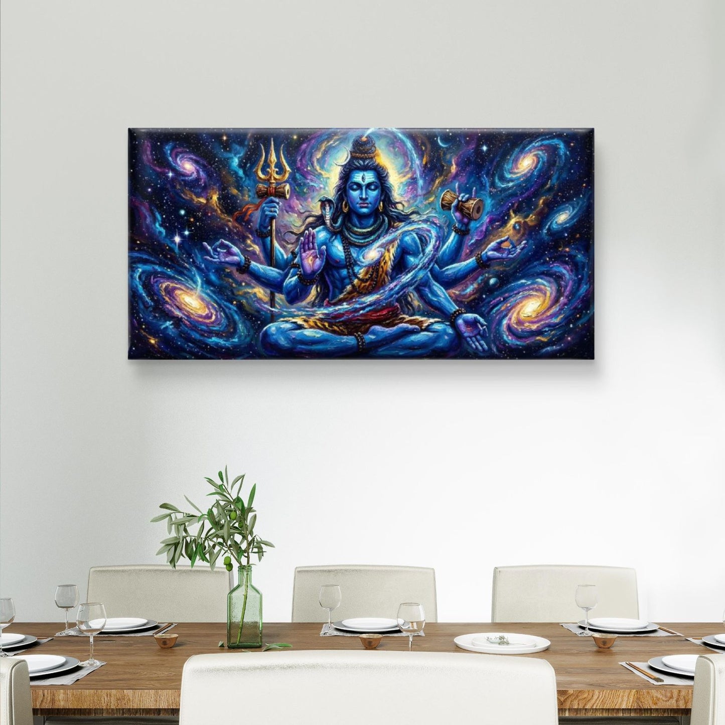 Lord Shiva Premium Canvas Painting - Buy Online | Decor By Neon