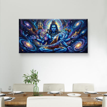 Lord Shiva Premium Canvas Painting