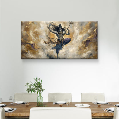 Lord Shiva Premium Canvas Painting