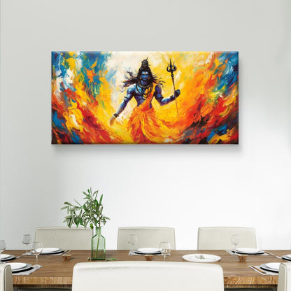Lord Shiva Premium Canvas Painting