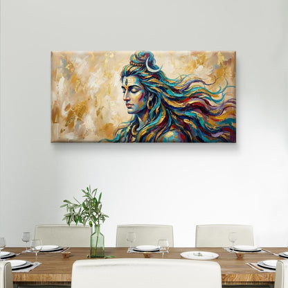 Lord Shiva Premium Canvas Painting