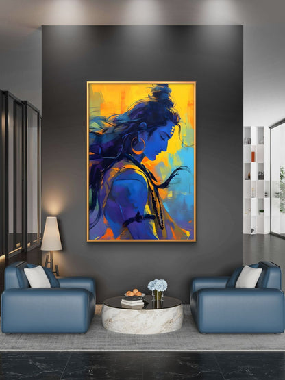 Lord Shiva Premium Canvas Painting