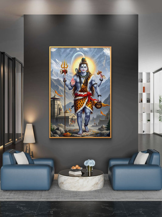 Lord Shiva Premium Canvas Painting - Premium Wall Art | Decor By Neon