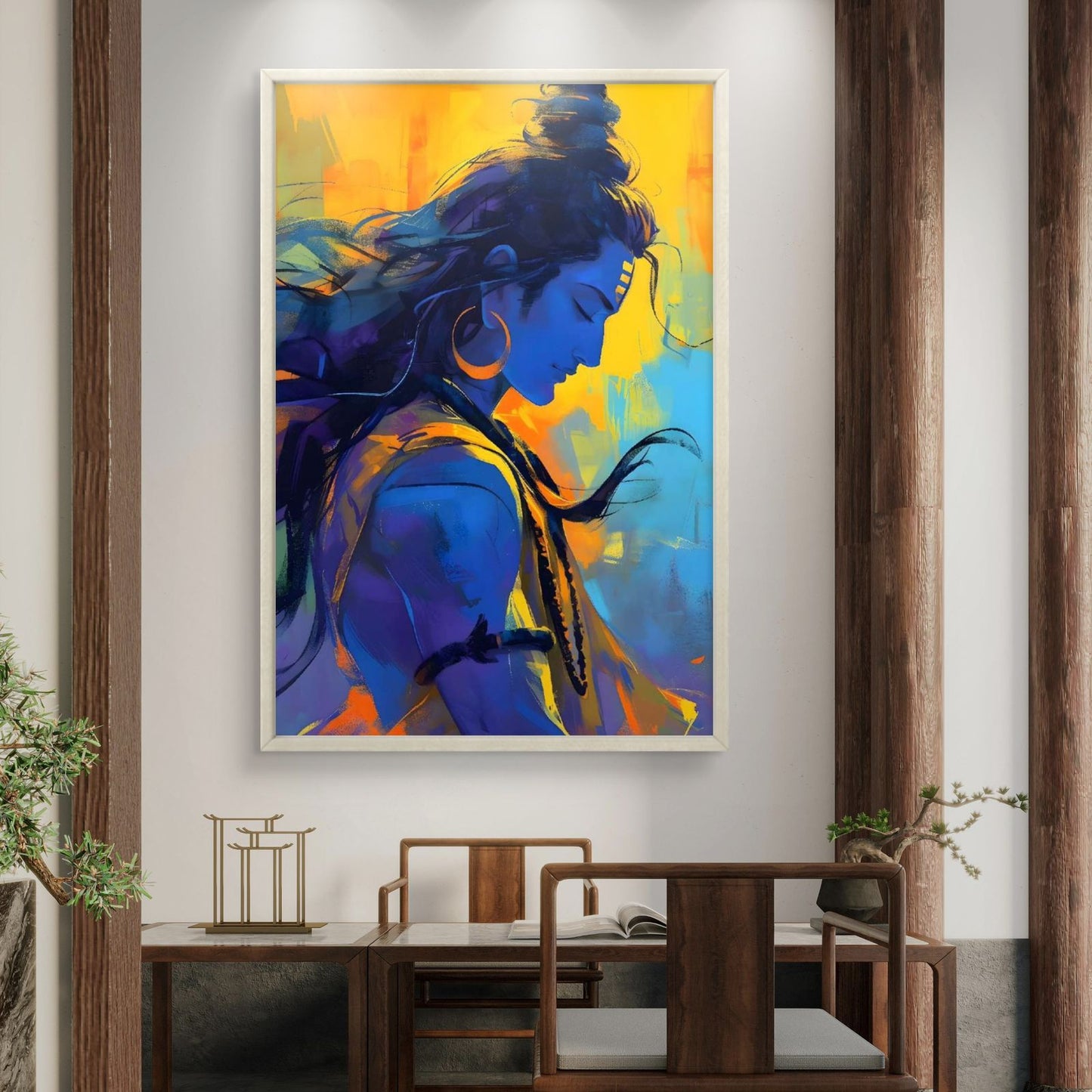 Lord Shiva Premium Canvas Painting - Buy Online | Decor By Neon
