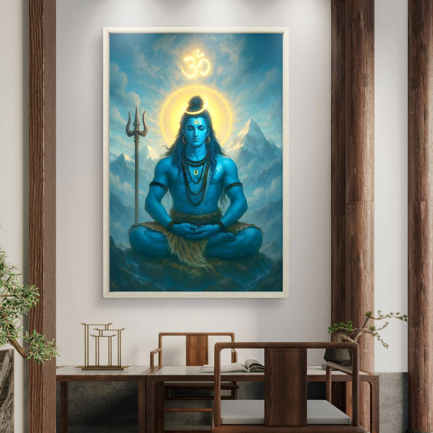 Lord Shiva Premium Canvas Painting - Buy Online | Decor By Neon
