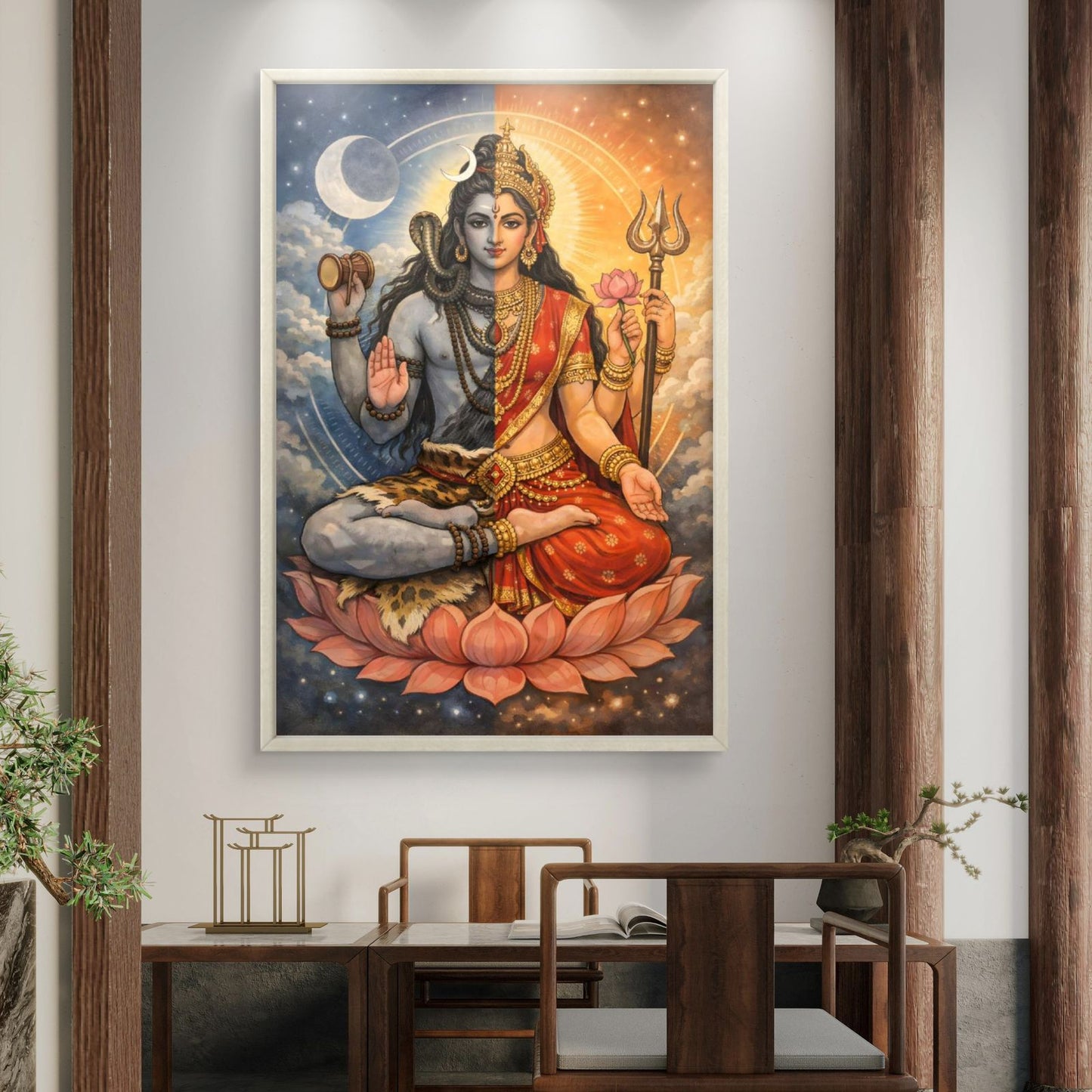 Lord Shiva Premium Canvas Painting - Buy Online | Decor By Neon